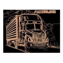 Freightliner Cascadia Postkarten