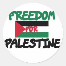 Freiheit für Palästina Runde Sticker