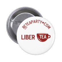 Freiheit Libertea Tee-Party-Knopf Buttons