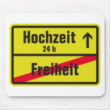Freiheit vs Hochzeit Mauspads