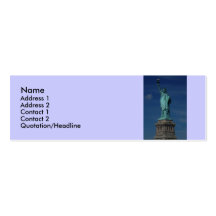 Freiheit, welche die Welt - Freiheitsstatuen erleu Visitenkarte