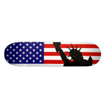 Freiheits-Flagge Personalisiertes Skateboarddeck