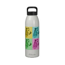 Freiheits-Flasche "irisches Terrier " Wasserflasche
