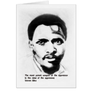 Freiheitskämpfer Steven Biko Grußkarte - freiheitskampfer_steven_biko_grusskarte-rf1d5dbe1071e45ba97350c8ad4cabb00_xvuat_8byvr_324