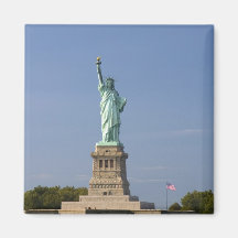 Freiheitsstatue auf Freiheits-Insel in neuem Kühlschrankmagnete