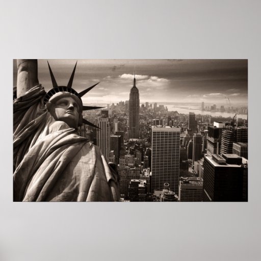 Freiheitsstatue, New York, Plakat