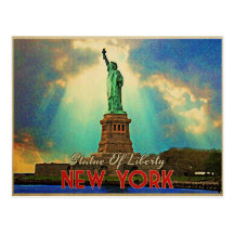 Freiheitsstatue NYC Postkarte