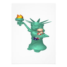 Freiheitsstatue Personalisierte Einladungskarte