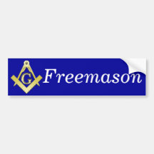 Freimaurerei-Symbol-Autoaufkleber