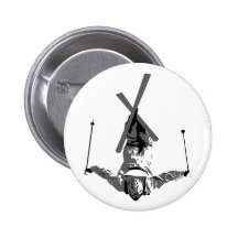 Freistil-Skifahren Buttons