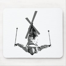 Freistil-Skifahren Mousepad