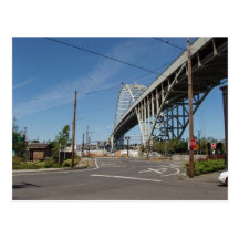 Fremont-Brücke in Postkarten Portlands Oregon