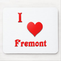 Fremont -- Rot Mousepads