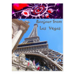 French Greetings Las Vegas Style postkarten