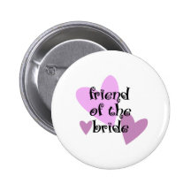 Freund der Braut Anstecknadelbutton