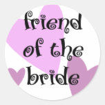 Freund der Braut Stickers