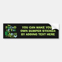 Freund der Erdt-shirts und -geschenke Auto Sticker