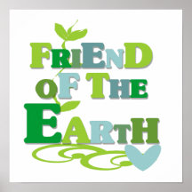 Freund der Erdt-shirts und -geschenke Poster
