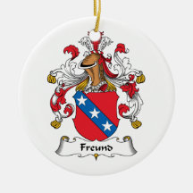 Freund Family Crest Ornaments