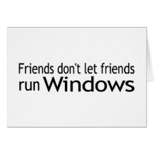 Freund-Lauf Windows Grußkarten
