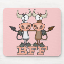 Freunde der besten Freunde der FREUNDIN-Kuh für im Mousepad