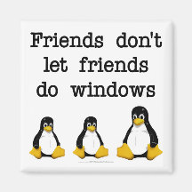 Freunde lassen nicht Freunde tun Fenster Magnete