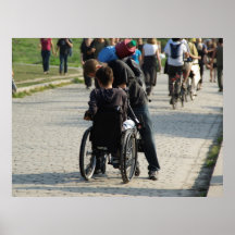 Freunde - Mauerpark in Berlin Plakat