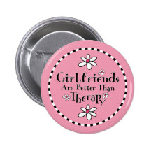 Freundin-Therapie Anstecknadelbutton