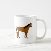 freundliches Pferd Tasse