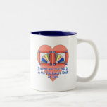 Freundschafts-Steppdecken-Muster Tee Tasse