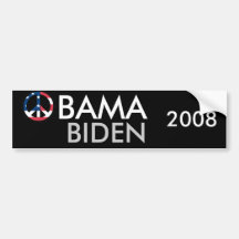 Frieden 2008 Obama Biden Auto Sticker