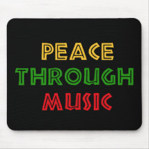Frieden durch Musik Mousepad