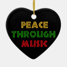 Frieden durch Musik Ornament