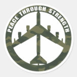 Frieden durch Stärke Sticker