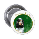 Frieden Englisch-Cocker spaniels (Roan) Button