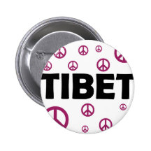 Frieden in Tibet Anstecknadelbutton