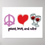 Frieden, Liebe und Wein Poster