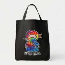 Frieden Ninja! Taschen-Tasche