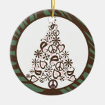 Friedens-u. Liebe-Feiertags-Baum-Verzierung Weihnachtsbaum Ornament
