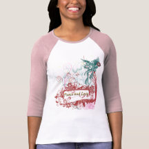 Friedens-und Liebefroggy-T-Shirt