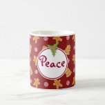 Friedensfeiertags-Weihnachtslebkuchen-Plätzchen-Be Kaffeehaferl