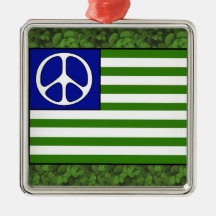 Friedensflagge Ornament