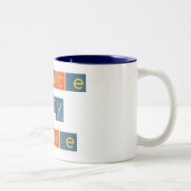 FRIEDENSfreude-LIEBE Sandpapier-Buchstaben Kaffeehaferl