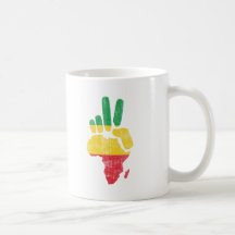 Friedenshand Darfurs Afrika Kaffee Tassen