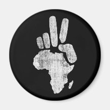 Friedenshand Darfurs Afrika Kühlschrankmagnete
