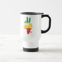 Friedenshand Darfurs Afrika Teetasse