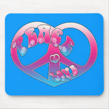 Friedensherz Mousepad