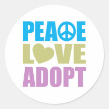 FriedensLiebe adoptieren Sticker