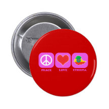 FriedensLiebe Äthiopien Anstecknadelbutton