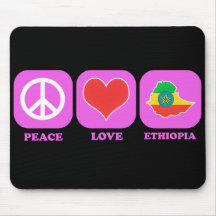 FriedensLiebe Äthiopien Mousepad